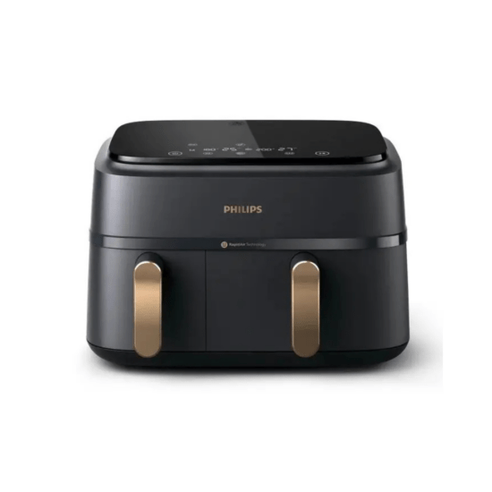 Phillips AirFryer - Ovi Dual 3000  - Black-Gold