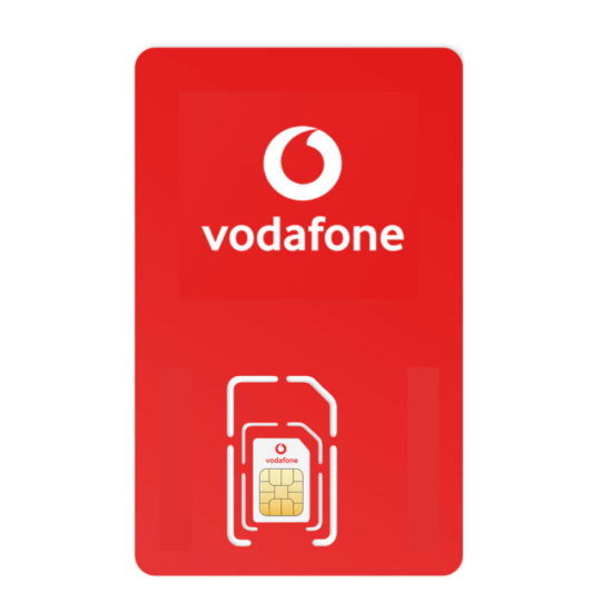 Vodafone Standaard SIM inclusief €5 Beltegoed
