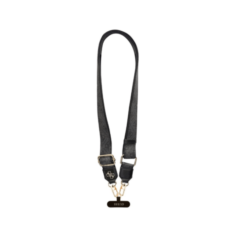 Guess Crossbody Strap - PU 4G Metal Logo - Black