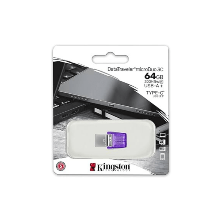 Kingston DTDUO3CG3/64GB - Data Traveler microDuo 3C -  200MB/s dual USB-A - USB-C