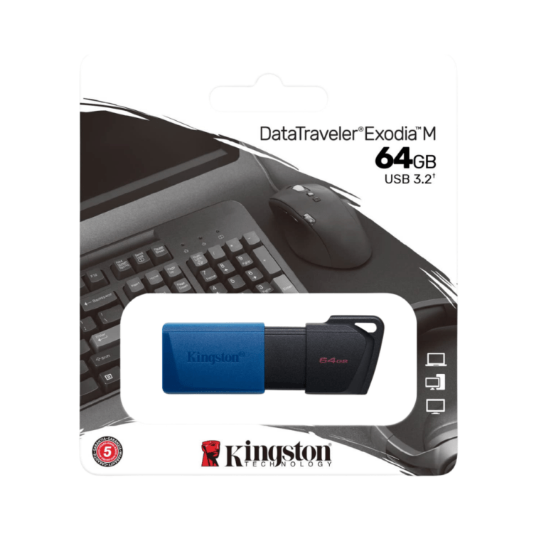 Kingston DTXM/64GB - DataTraveler Exodia M - USB3.2 Gen 1 - (Black + Blue)