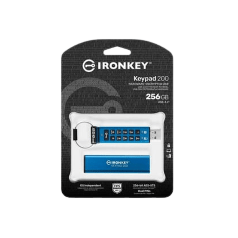 Kingston IKKP200/256GB -  IronKey Keypad 200 - Encrypted