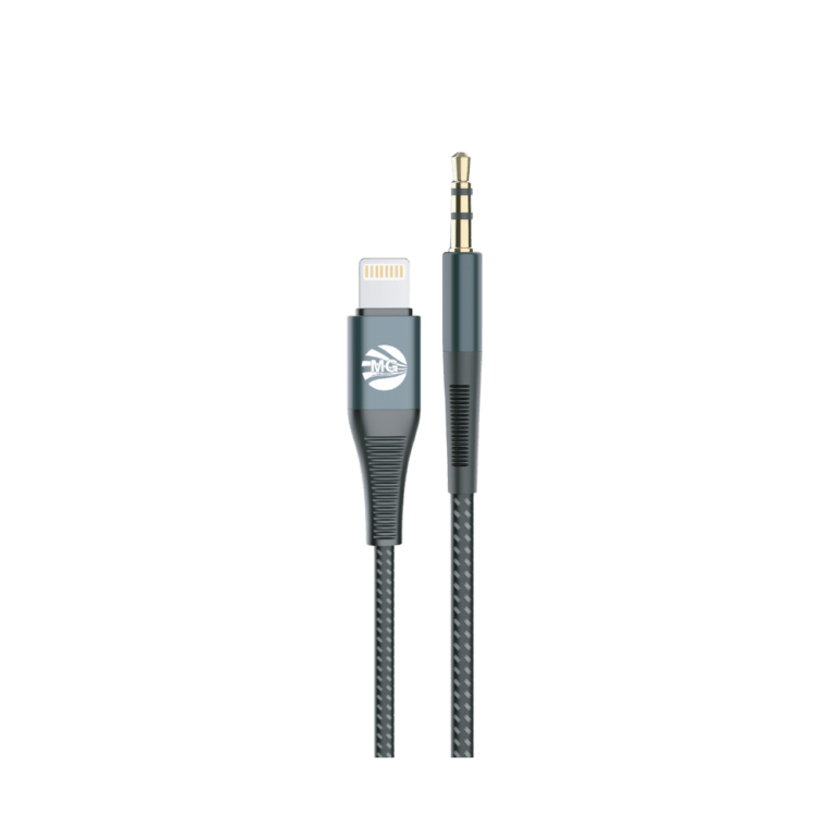 MG Aux Audio Kabel - AUX060 - Grijs