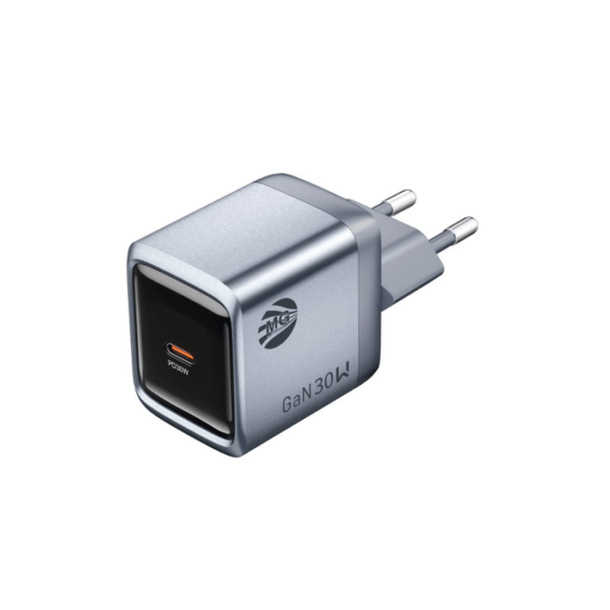 MG CDA236 GaN Fast Charger - PD 30W Type-C Adapter - Grijs