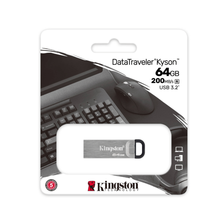 Kingston DTKN/64GB - DataTraveler Kyson -  USB 3.2 Gen 1 - 200MB/s
