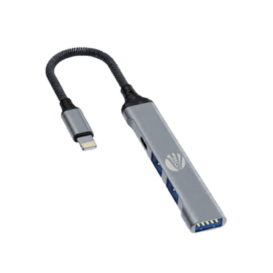 MG UC703 Multiport Docking Statio 4-in-1 Hub - 3x USB 3.0 + Oplaadpoort - Grijs