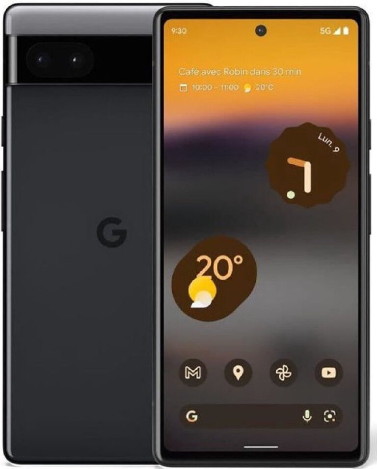 Google Pixel 6A Simlockvrij - 128GB - Zwart (Als Nieuw)