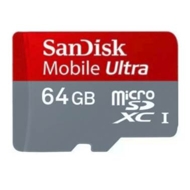 SanDisk MicroSD ULTRA - 64GB -  UHS-I A1 class 10