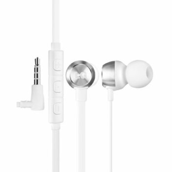 original white lg 3.5mm quadbeat 2 in ear premium earphone headset mic for lg g2 d801