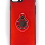 Apple iPhone 7 Plus Backcover Ringhouder Hoesje - Rood