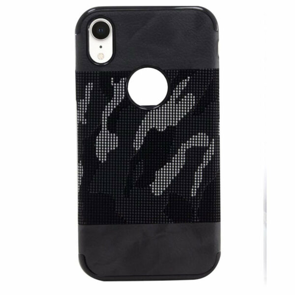 Apple iPhone XS Max Backcover – Army Antraciet