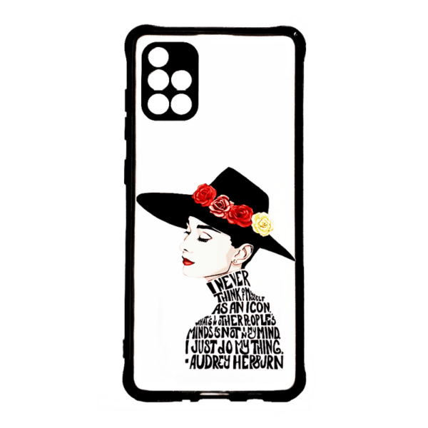 Samsung Galaxy A71 - MG Design Backcover - Vrouw Met Quote