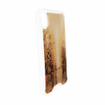 Apple iPhone Xs Max - MG Design Backcover - Brown Stone Marble