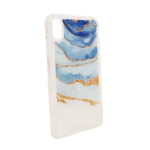 Apple iPhone Xs Max - MG Design Backcover - Oceaanblauw Marble