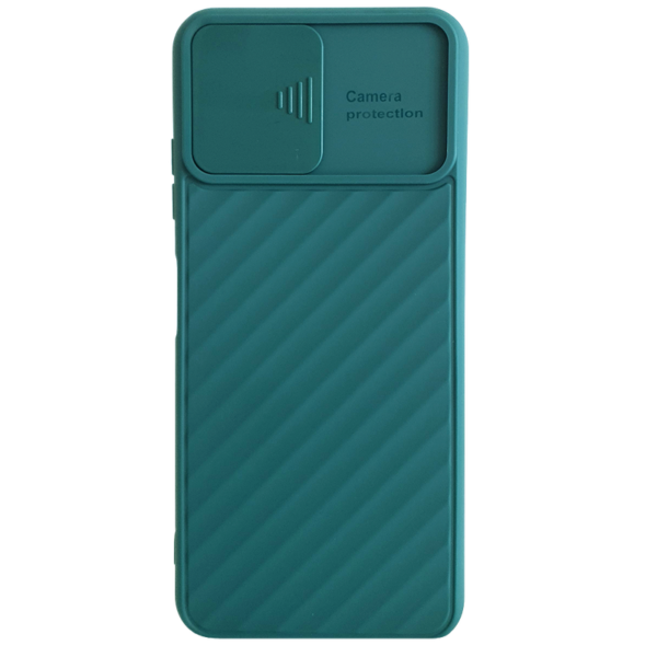 Samsung Galaxy A22 5G backcover met camera bescherming - Groen