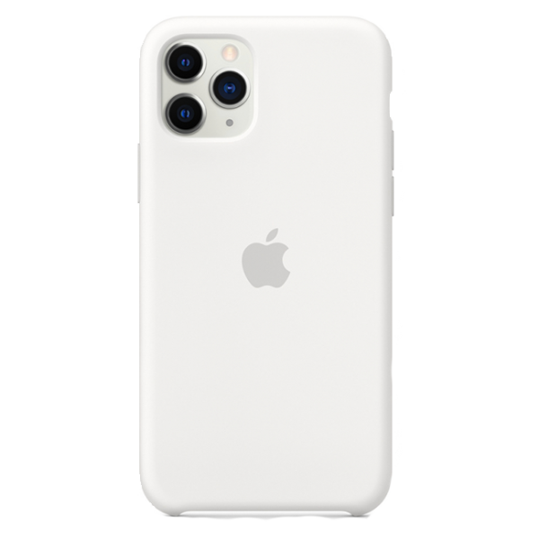 Apple iPhone 11 Soft Siliconen Telefoonhoesje - Wit