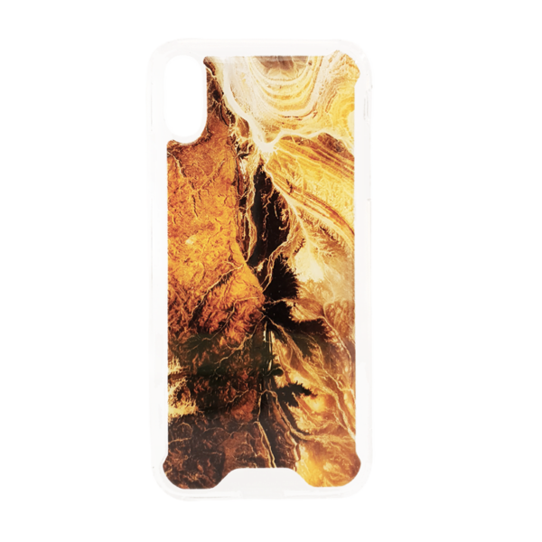 Apple iPhone X/XS -  MG Design Backcover - Bruin Marble