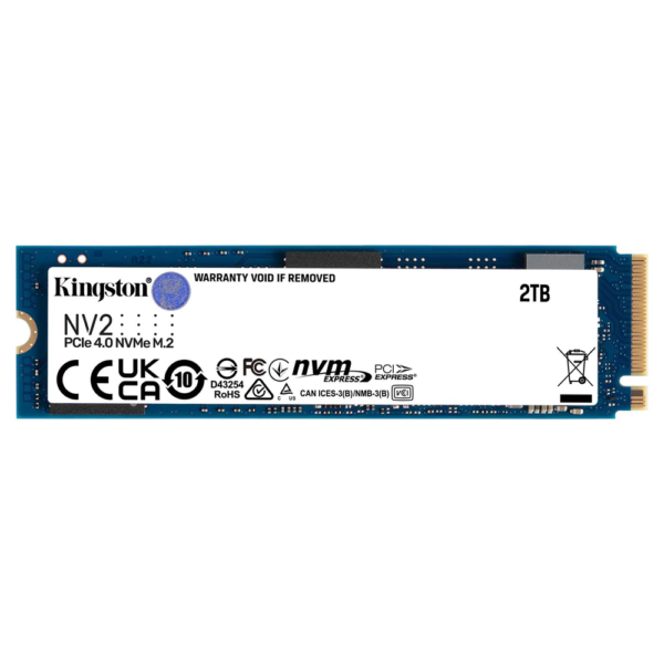 Kingston (NV2 PCIe 4.0 NVMe SSD) - 2000GB - Gen 4x7