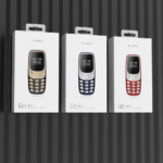 Ezra Mobile MC01 - Mini GSM telefoon - Rood/Zilver (Non EU)