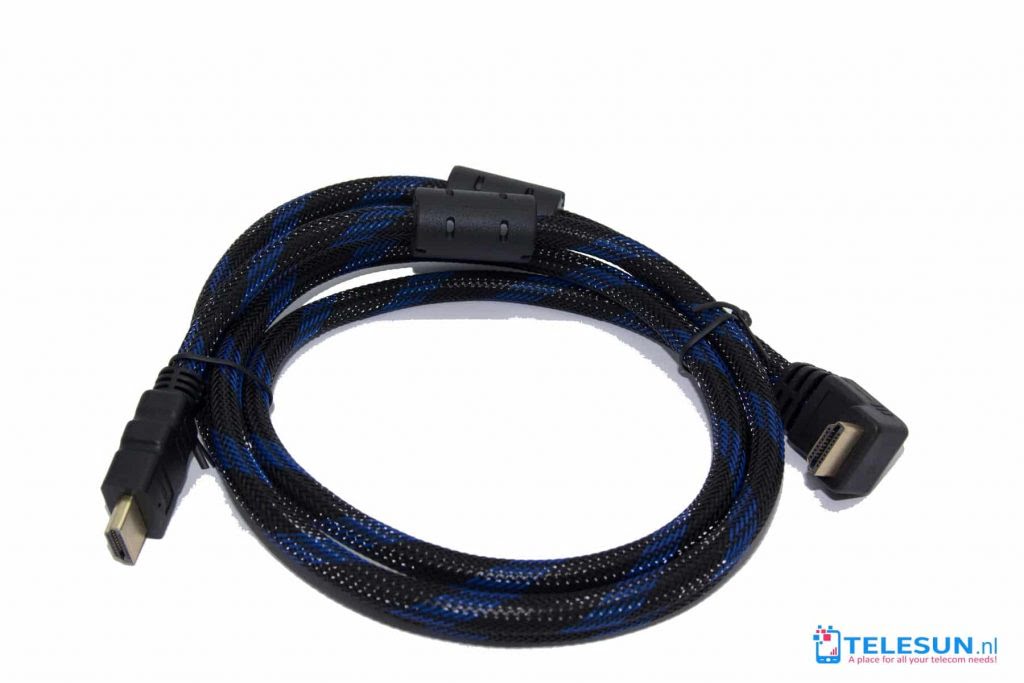 HDMI Kabel Met Ethernet - Zwart/Blauw 1.5m