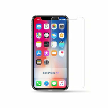 iphone XR tempered glass bewerkt