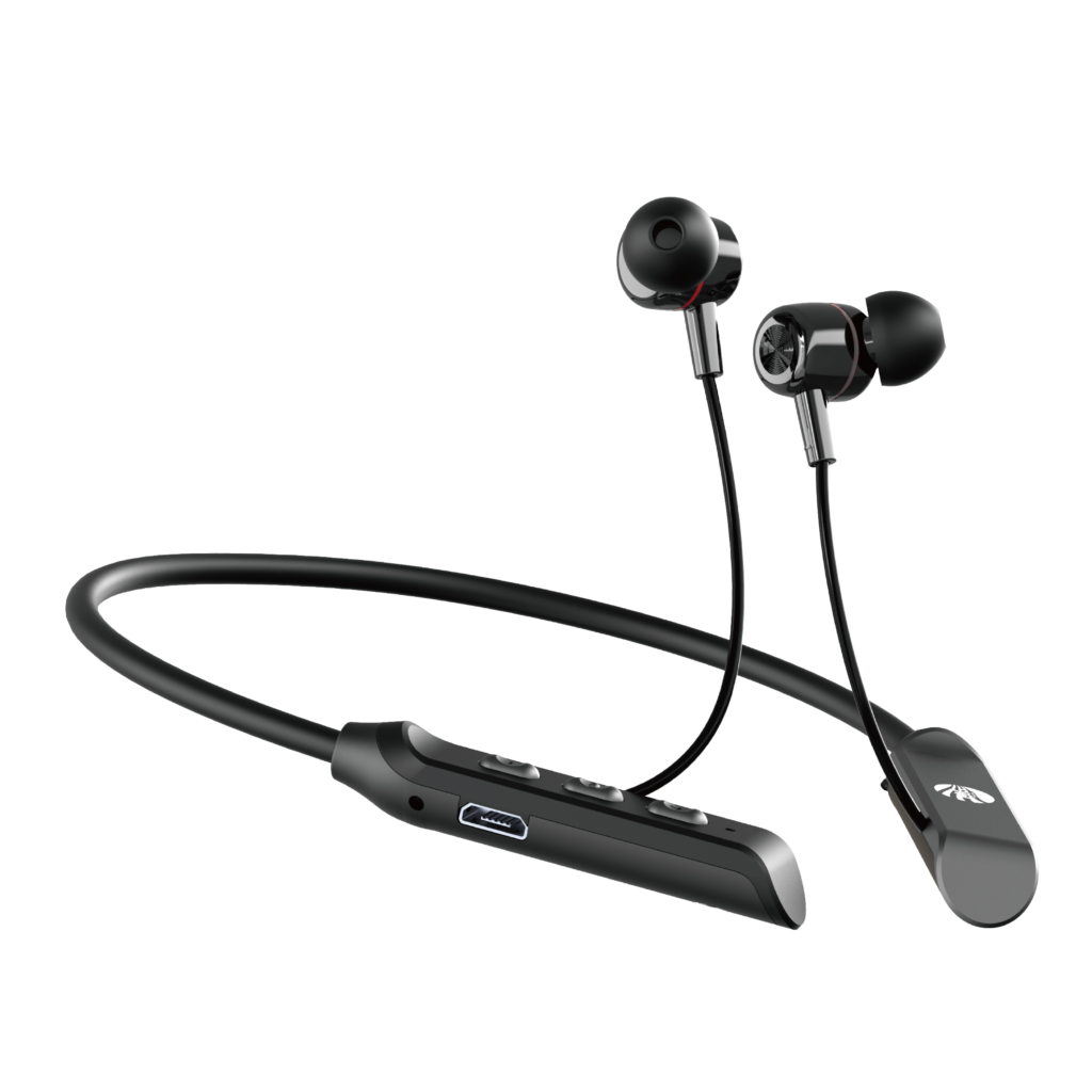 MG - Sports Headphones WL49 - Sportoortjes met Nekband - Zwart